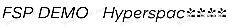 FSP DEMO   Hyperspac字体转换